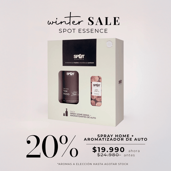 Pack Spray Home 500ML + Aromatizador de Auto