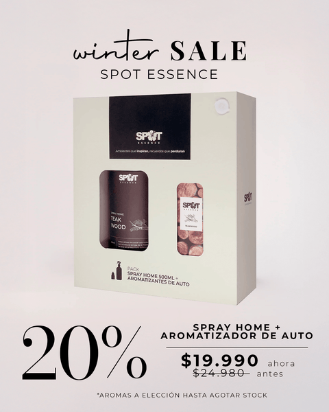 Pack Spray Home 500ML + Aromatizador de Auto