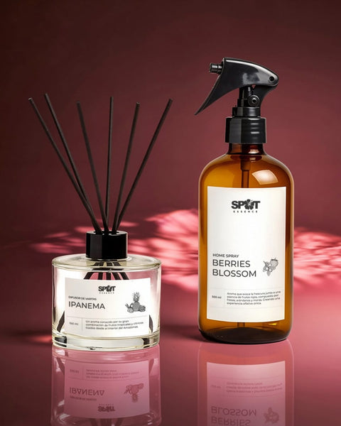 Pack Home Spray 500ml Ambar + Difusor de Varillas 150ml DDM