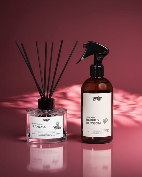 Pack Home Spray 500ml Ambar + Difusor de Varillas 150ml DDM