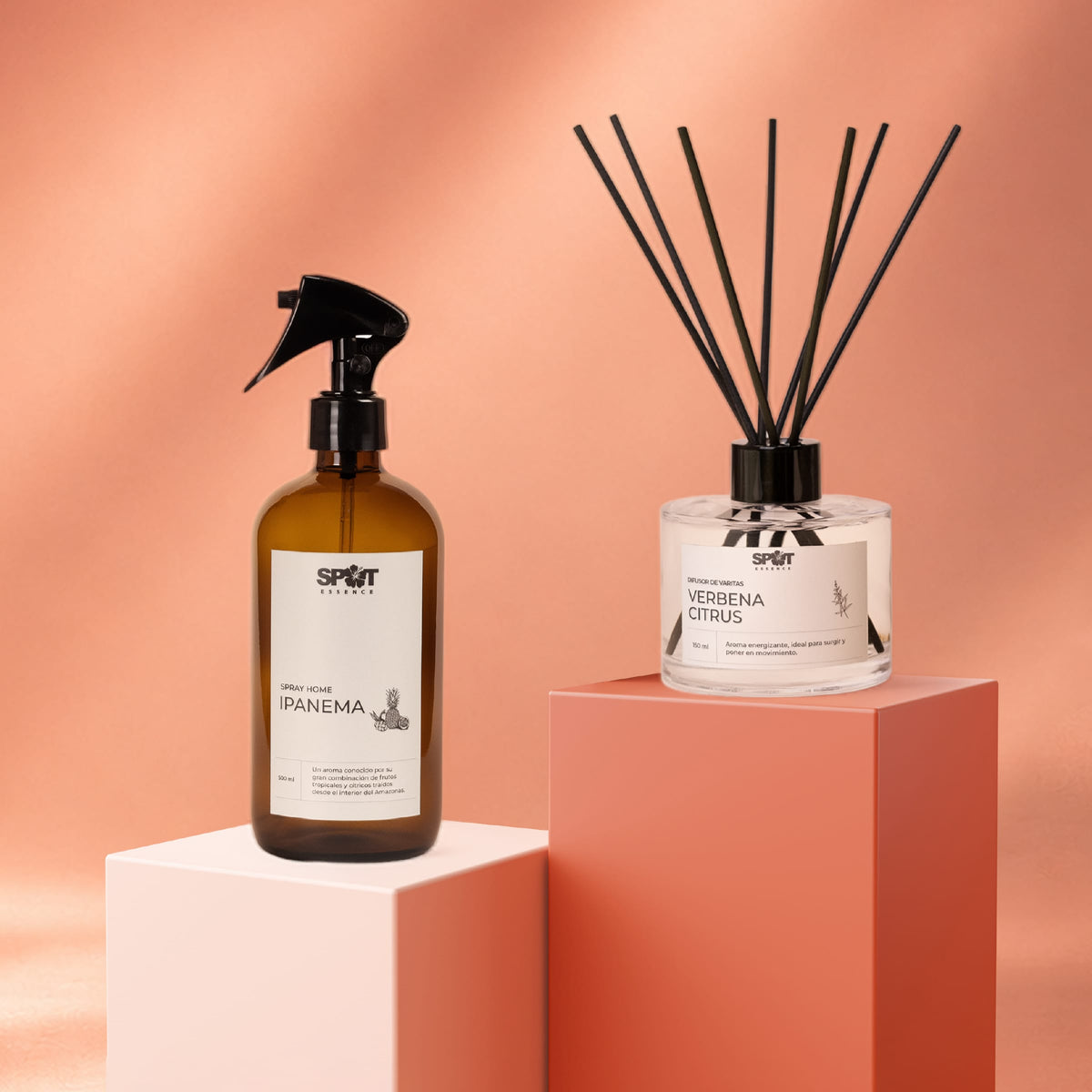 Pack Home Spray 500ml Ambar + Difusor de Varillas 150ml
